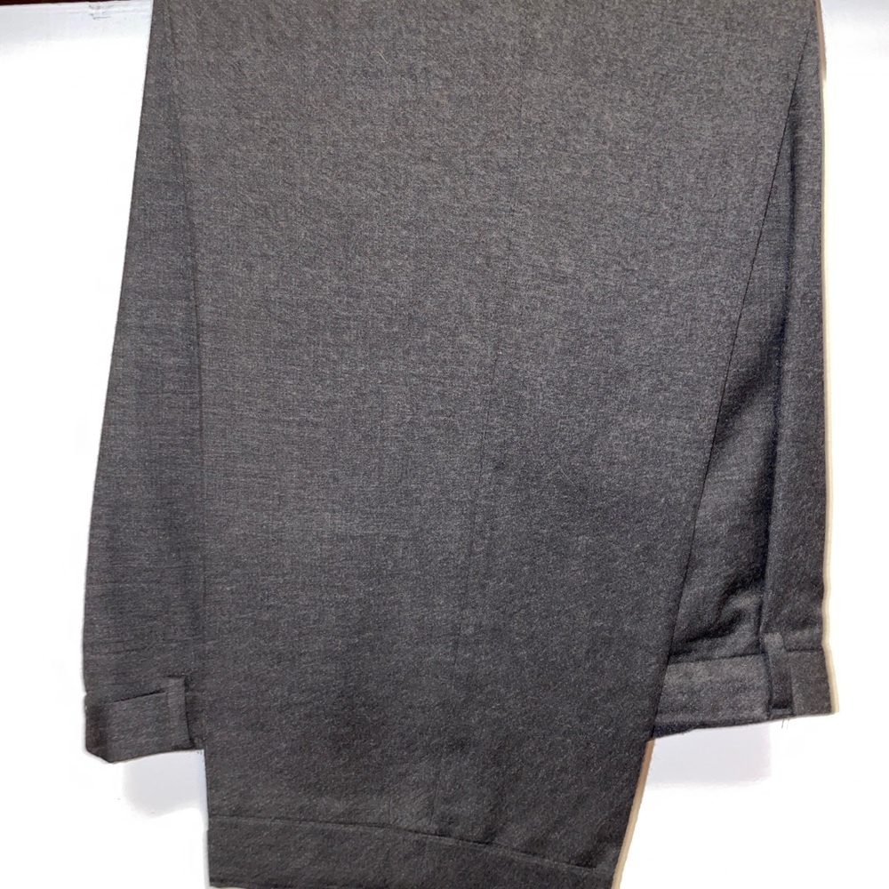 Charcoal men’s wool dress pants